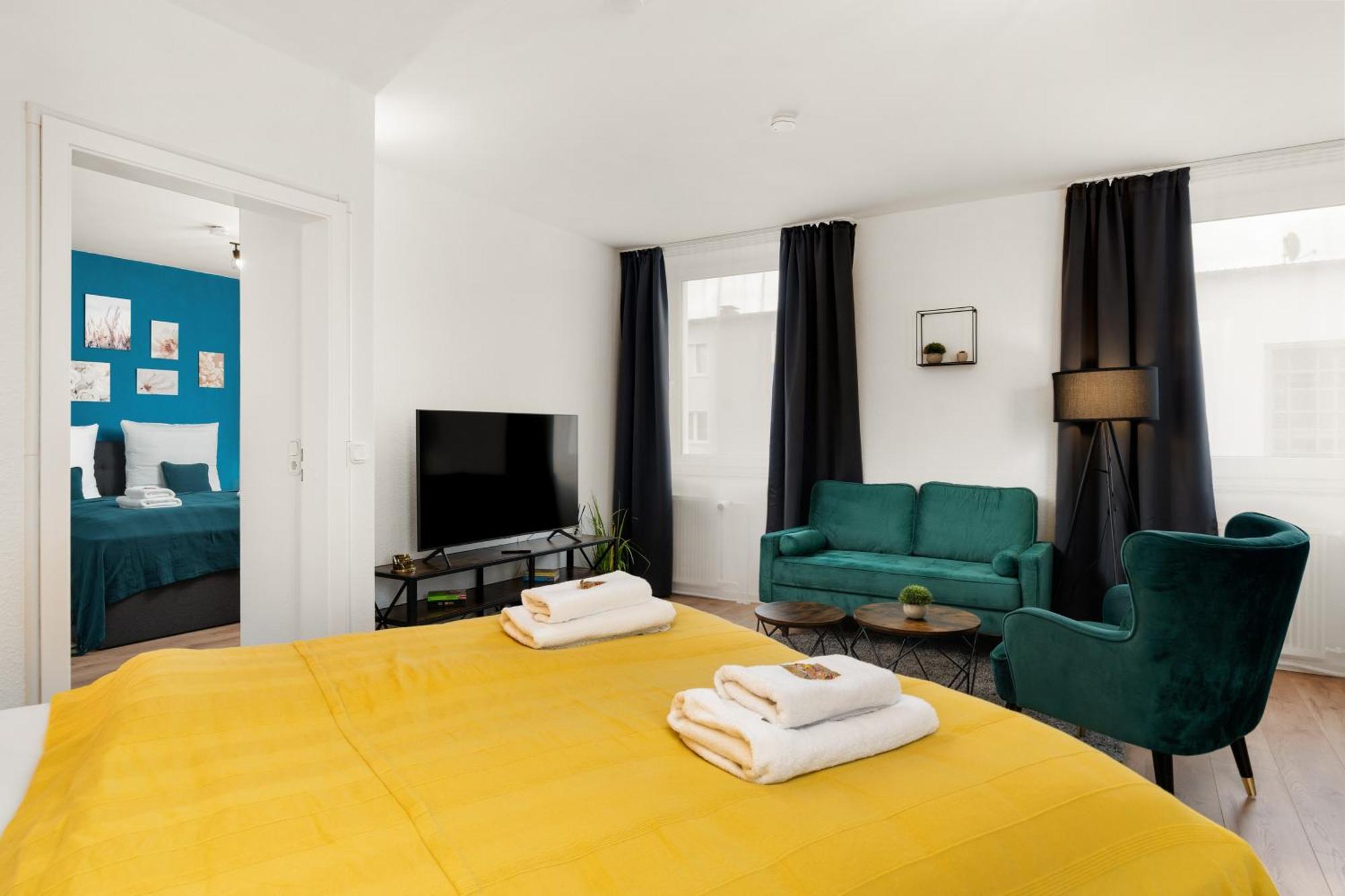 Free Living - City Design Apartments, Zentrum, Outlet, Balkon, Kueche Wolfsburg Ngoại thất bức ảnh