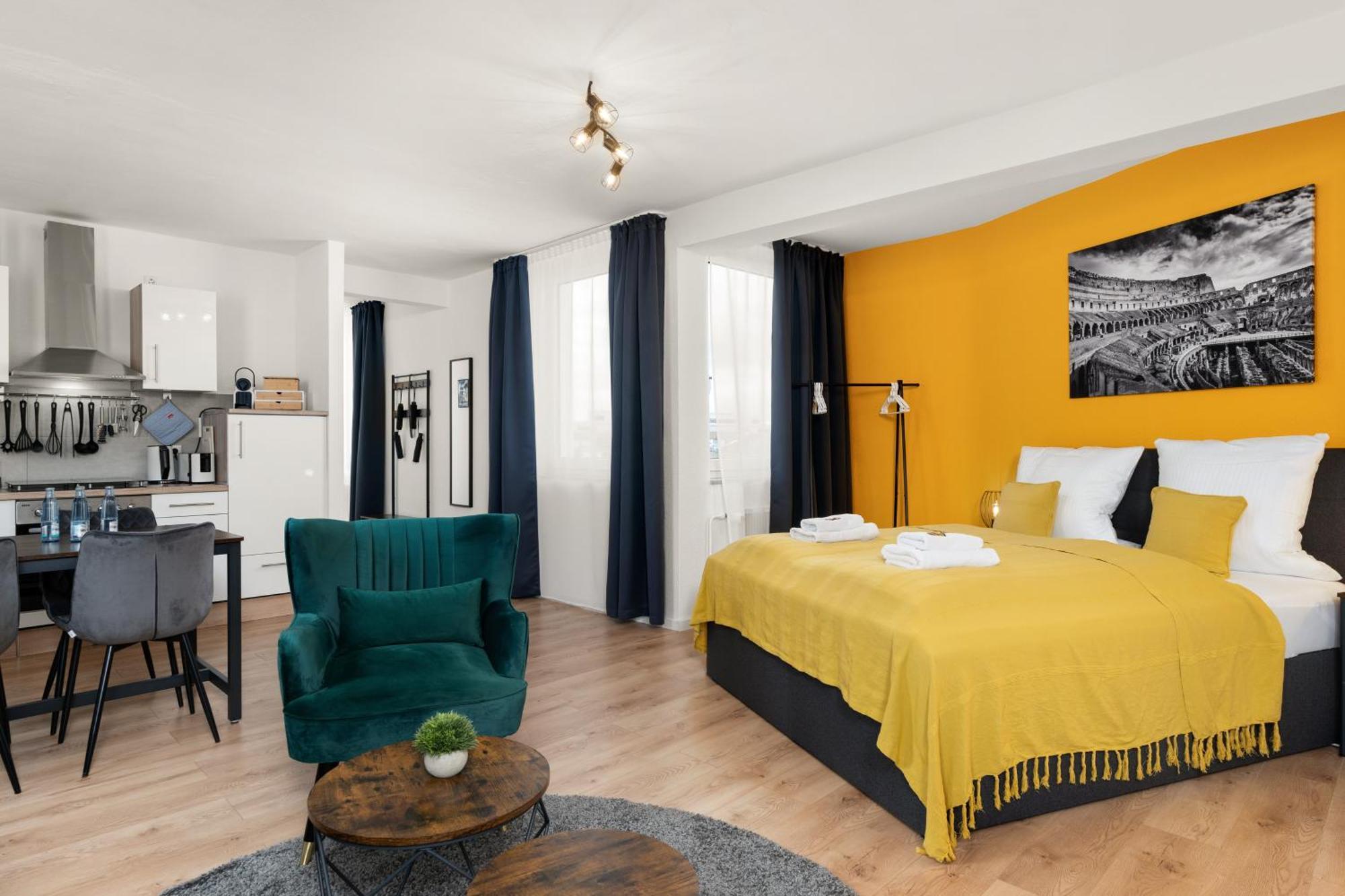 Free Living - City Design Apartments, Zentrum, Outlet, Balkon, Kueche Wolfsburg Ngoại thất bức ảnh