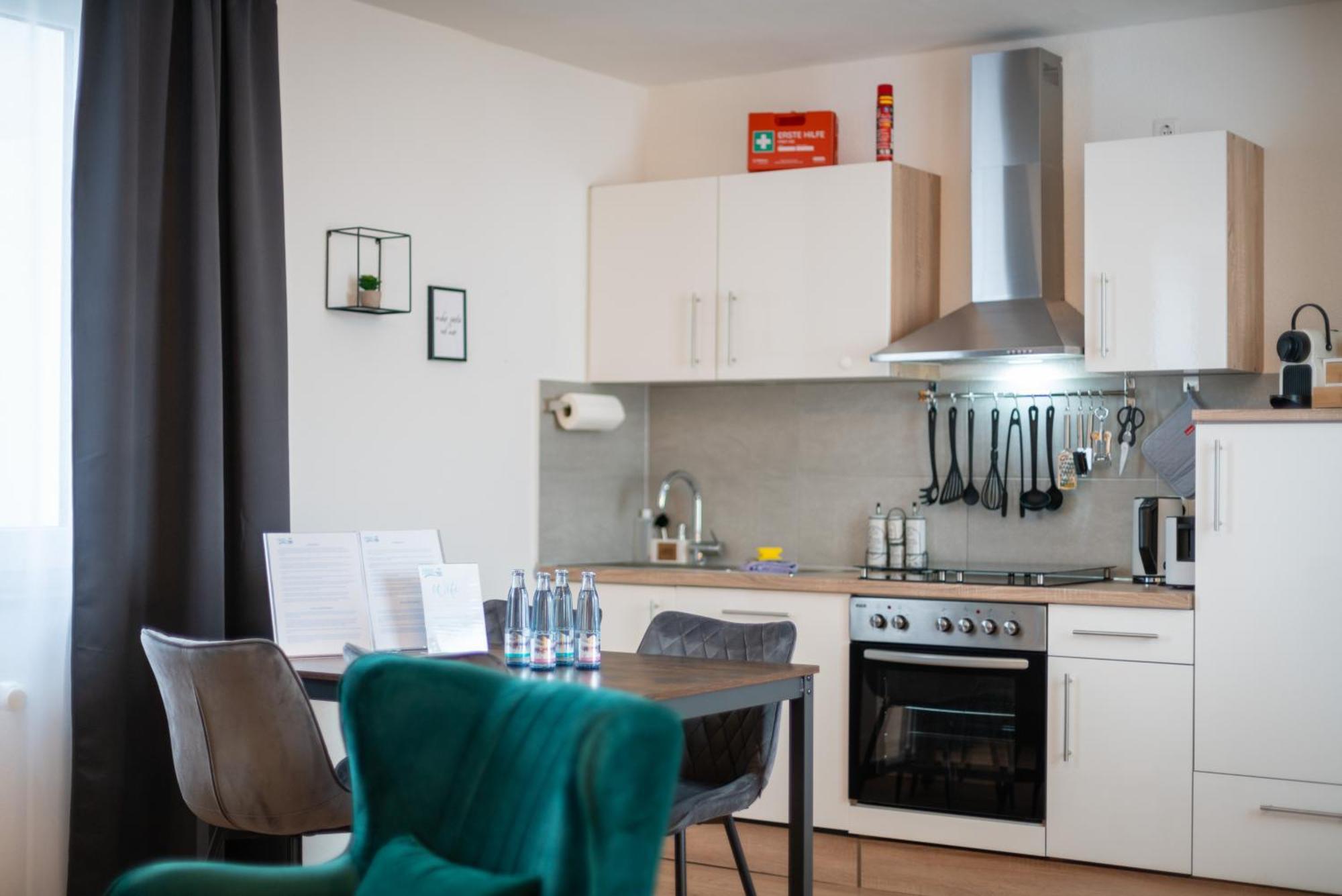 Free Living - City Design Apartments, Zentrum, Outlet, Balkon, Kueche Wolfsburg Ngoại thất bức ảnh