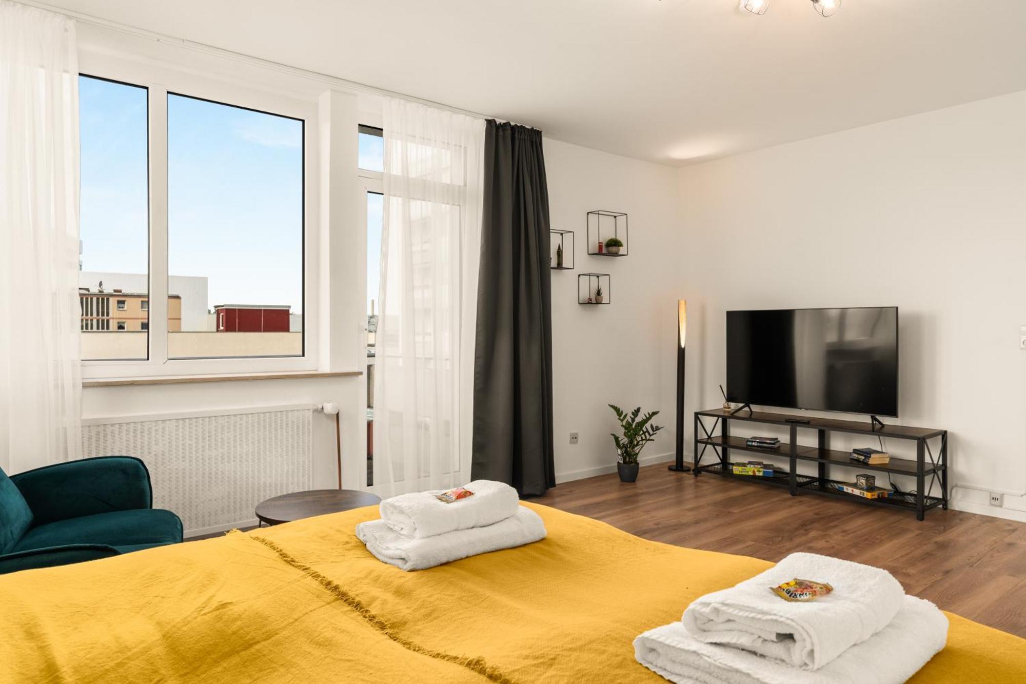 Free Living - City Design Apartments, Zentrum, Outlet, Balkon, Kueche Wolfsburg Ngoại thất bức ảnh