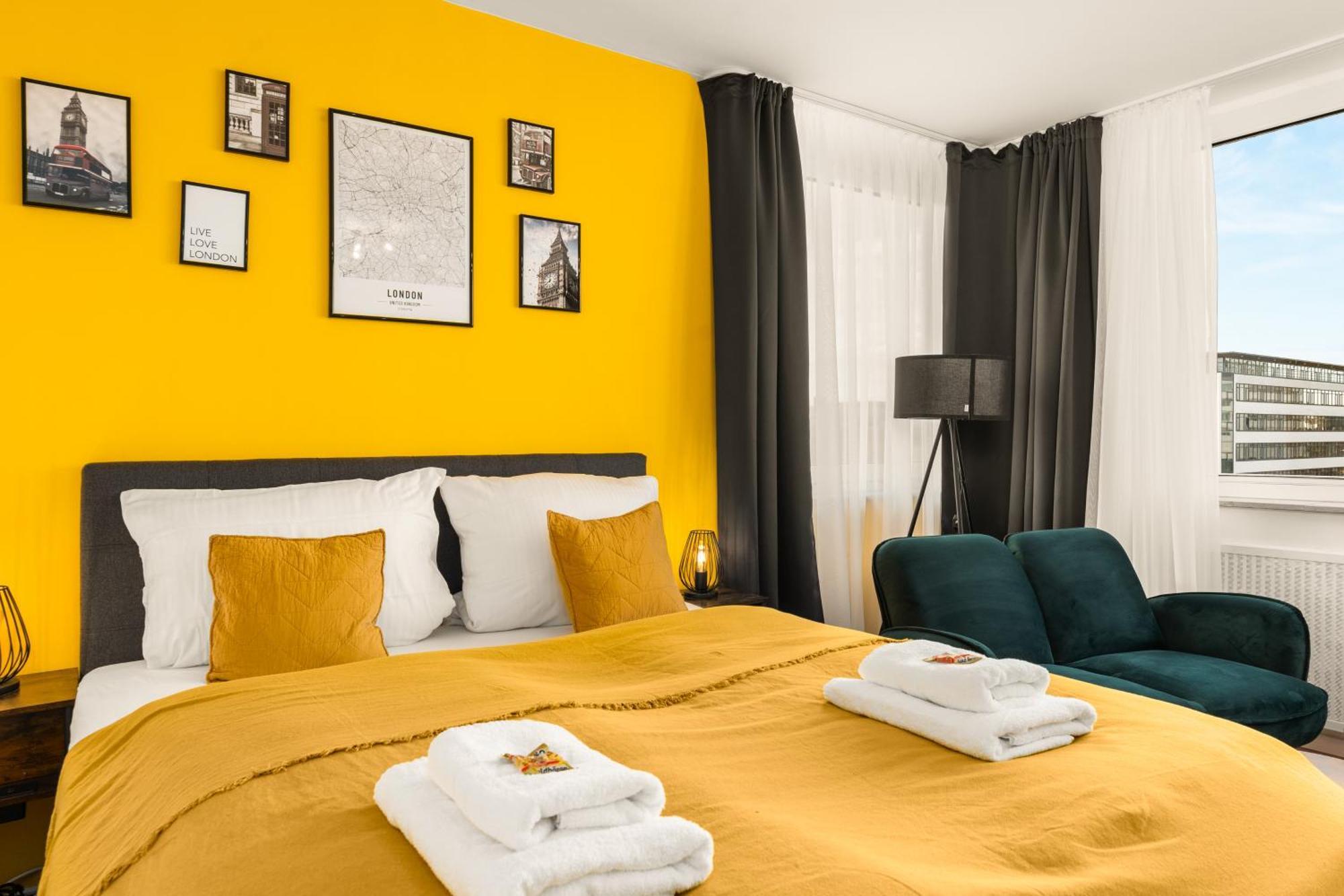 Free Living - City Design Apartments, Zentrum, Outlet, Balkon, Kueche Wolfsburg Ngoại thất bức ảnh