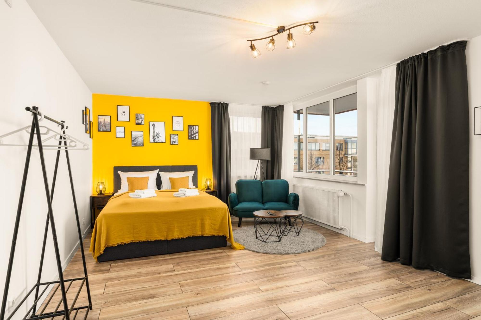 Free Living - City Design Apartments, Zentrum, Outlet, Balkon, Kueche Wolfsburg Ngoại thất bức ảnh